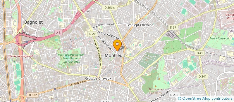 localisation de l'entreprise MADAME ANAIS BOILEAU à MONTREUIL