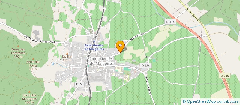 localisation de l'entreprise MADAME ANAIS BOILEAU  SAINT-GENIES-DE-MALGOIRES