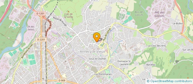 localisation de l'entreprise MADAME ANAIS BOISMAL à ANNECY