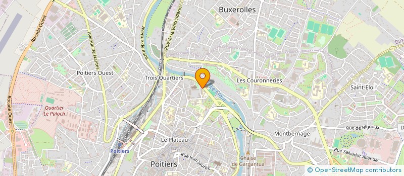 localisation de l'entreprise MADAME ANAIS BONATO  POITIERS