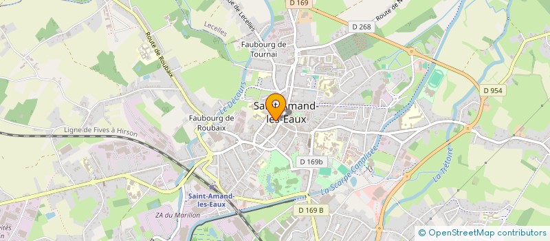 localisation de l'entreprise MADAME ANAIS BONGRAND  SAINT-AMAND-LES-EAUX