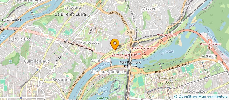 localisation de l'entreprise MADAME ANAIS BONIN  CALUIRE-ET-CUIRE