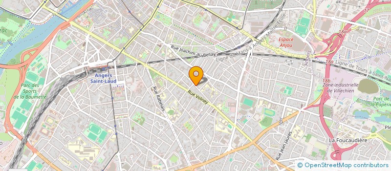 localisation de l'entreprise MADAME ANAIS BONNAURE à ANGERS