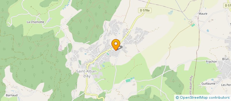 localisation de l'entreprise MADAME ANAIS BONNET  SAINT-ALBAN-D'AY
