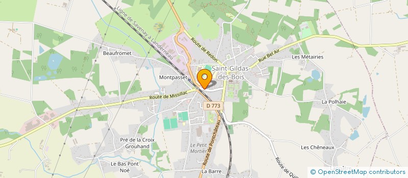 localisation de l'entreprise MADAME ANAIS BONNET  SAINT-GILDAS-DES-BOIS