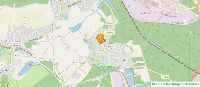 localisation de l'entreprise MADAME ANAIS BORCHERS  DIESEN