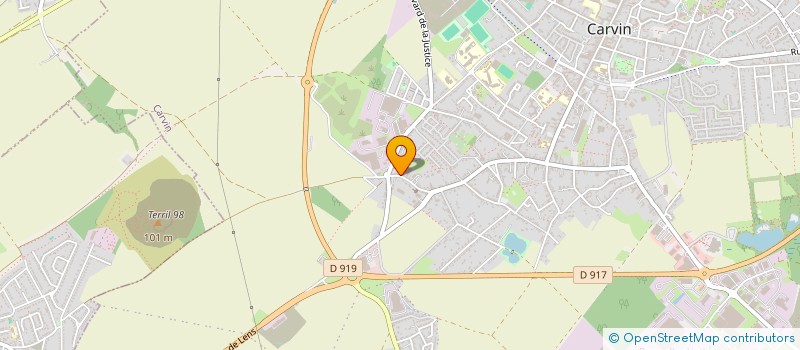 localisation de l'entreprise MADAME ANAIS BOS  CARVIN
