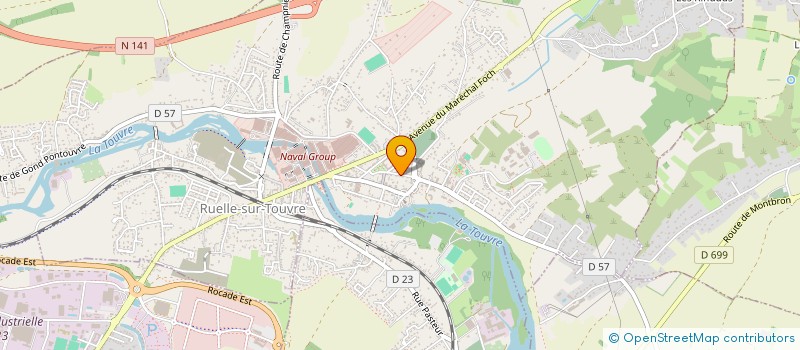 localisation de l'entreprise MADAME ANAIS BOUCARD  RUELLE-SUR-TOUVRE