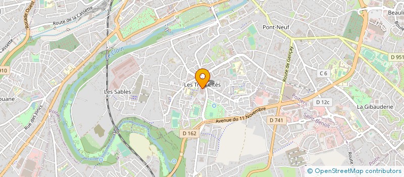 localisation de l'entreprise MADAME ANAIS BOUCAUD  POITIERS