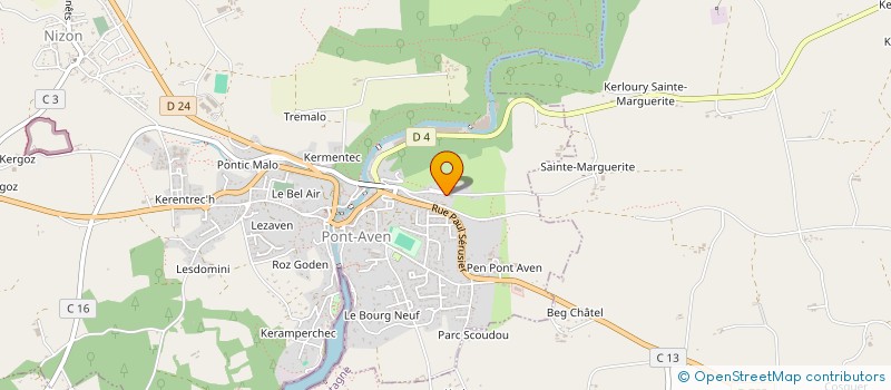 localisation de l'entreprise MADAME ANAIS BOUFFORT à PONT AVEN