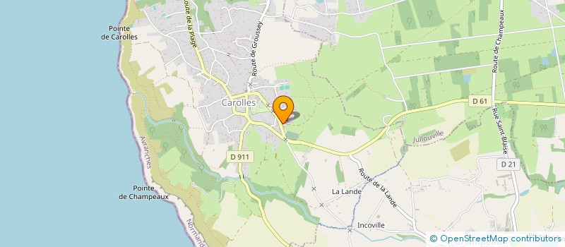 localisation de l'entreprise MADAME ANAIS BOULLOT  SAINT-PAIR-SUR-MER