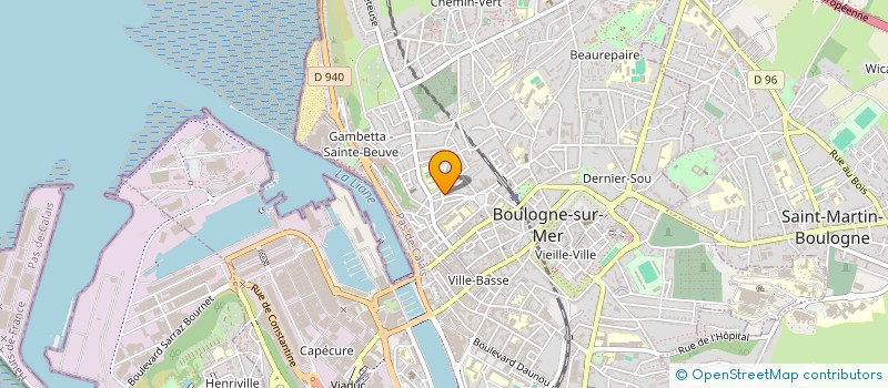 localisation de l'entreprise MADAME ANAIS BOULY à BOULOGNE-SUR-MER