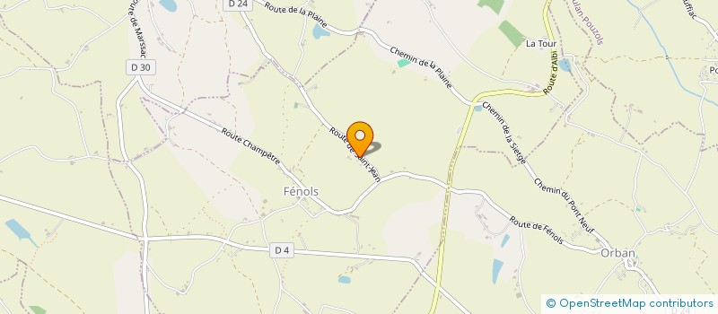 localisation de l'entreprise MADAME ANAIS BOULZE  FENOLS