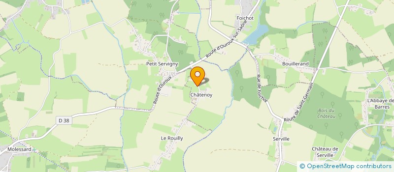 localisation de l'entreprise MADAME ANAIS BOURGEON  MERVANS