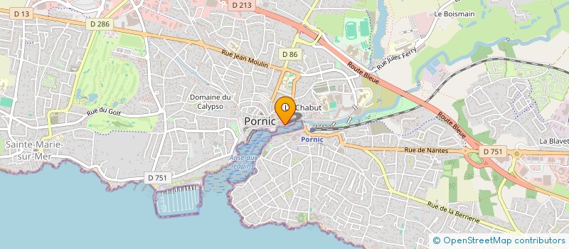 localisation de l'entreprise MADAME ANAIS BOURMEAU  PORNIC