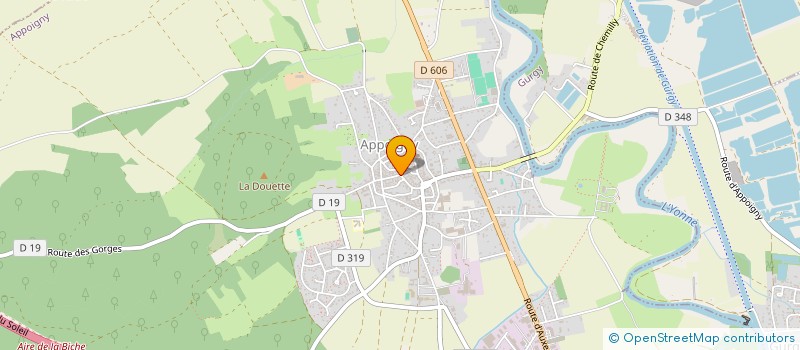 localisation de l'entreprise MADAME ANAIS BOURNIGAL  APPOIGNY