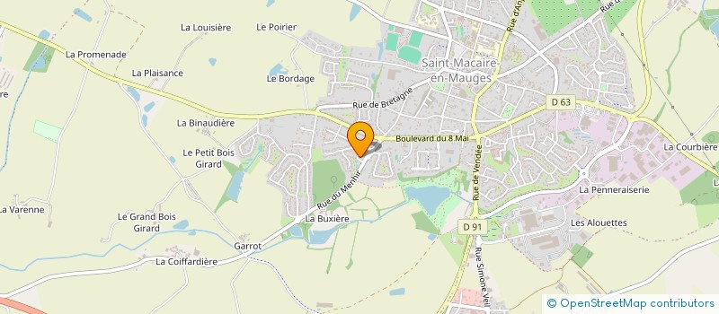 localisation de l'entreprise MADAME ANAIS BOURSICOT  SEVREMOINE