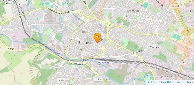 localisation de l'entreprise MADAME ANAIS BOUSLAMTI  BEAUVAIS