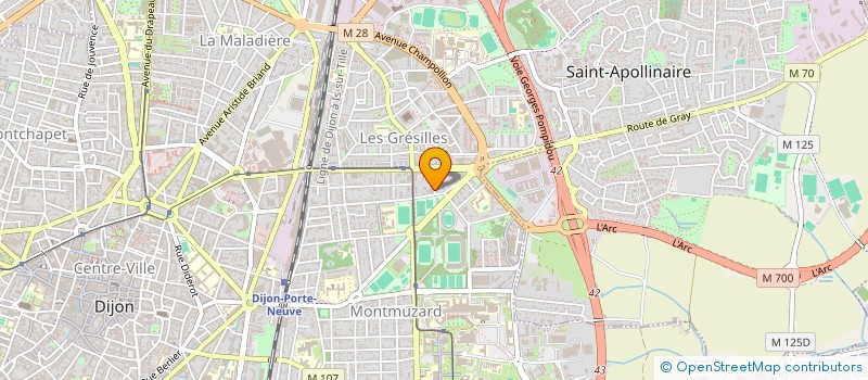 localisation de l'entreprise MADAME ANAIS BOUSQUET  DIJON