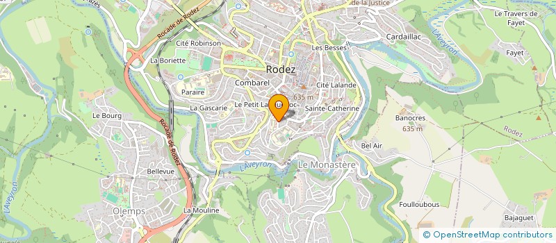 localisation de l'entreprise MADAME ANAIS BOUTET à RODEZ