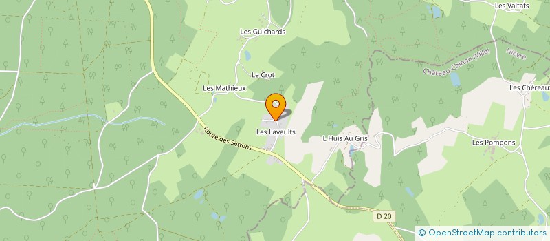 localisation de l'entreprise MADAME ANAIS BOUTIN  QUARRE-LES-TOMBES