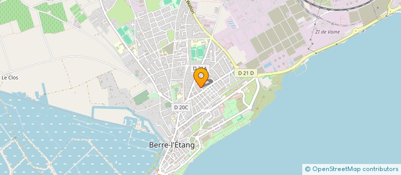 localisation de l'entreprise MADAME ANAIS BOUVARD à BERRE-L'ETANG