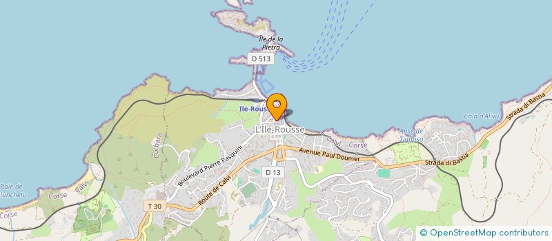 localisation de l'entreprise MADAME ANAIS BOUVARD  L'ILE-ROUSSE