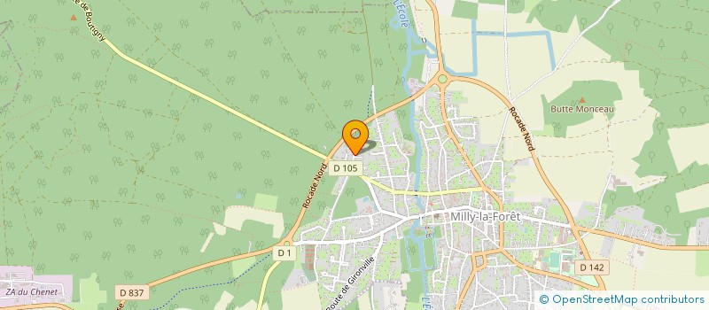 localisation de l'entreprise MADAME ANAIS BOUVEAU à ONCY-SUR-ECOLE