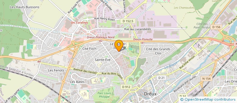 localisation de l'entreprise MADAME ANAIS BOUVET à DREUX