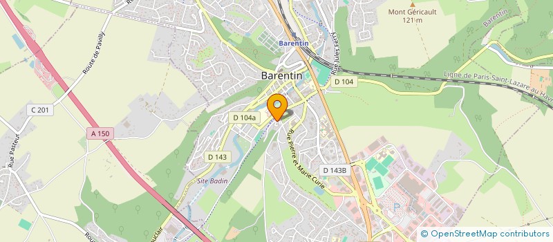 localisation de l'entreprise MADAME ANAIS BOUVILLE  BARENTIN