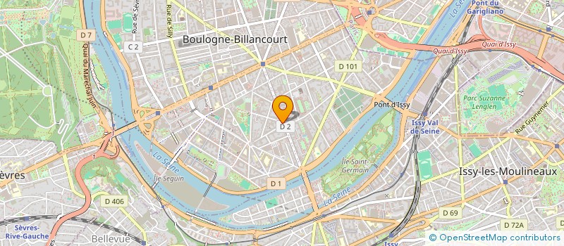 localisation de l'entreprise MADAME ANAIS BOYER CHAMMARD à BOULOGNE-BILLANCOURT