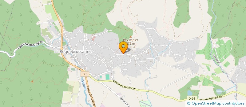 localisation de l'entreprise MADAME ANAIS BRASSEUR  LA ROQUEBRUSSANNE