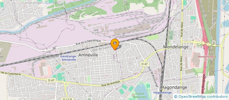 localisation de l'entreprise MADAME ANAIS BREDA--MARIUCCI  AMNEVILLE