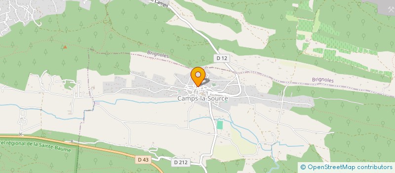 localisation de l'entreprise MADAME ANAIS BRENGUIER  CAMPS-LA-SOURCE