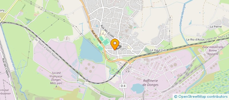 localisation de l'entreprise MADAME ANAIS BRETON  DONGES