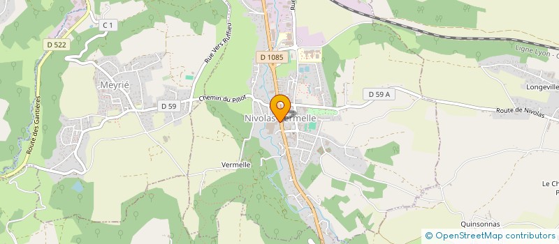 localisation de l'entreprise MADAME ANAIS BROCHIER  NIVOLAS-VERMELLE