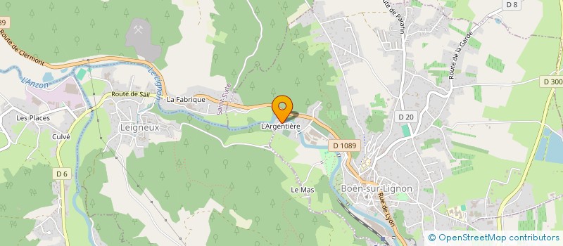 localisation de l'entreprise MADAME ANAIS BRUNEL  BOEN-SUR-LIGNON