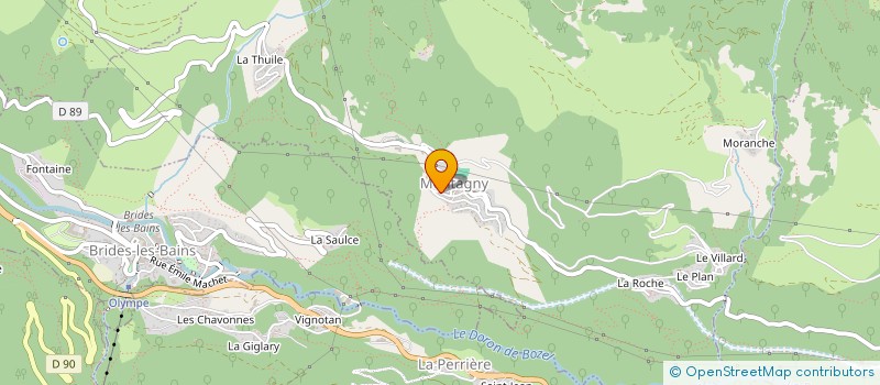 localisation de l'entreprise MADAME ANAIS BRUNET  MONTAGNY