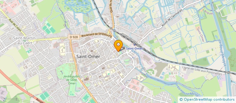 localisation de l'entreprise MADAME ANAIS BULTEL  SAINT-OMER