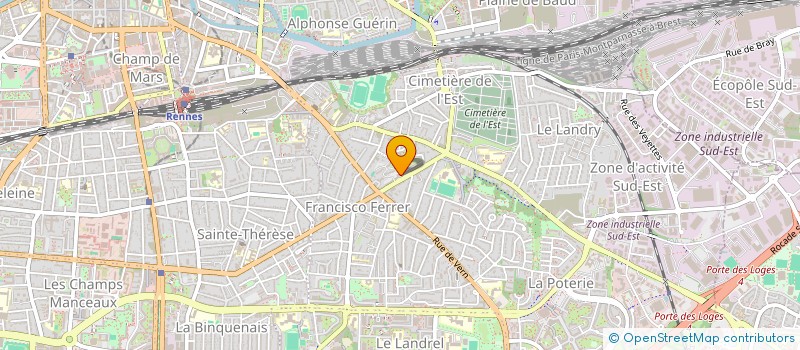 localisation de l'entreprise MADAME ANAIS BUTTNER à RENNES