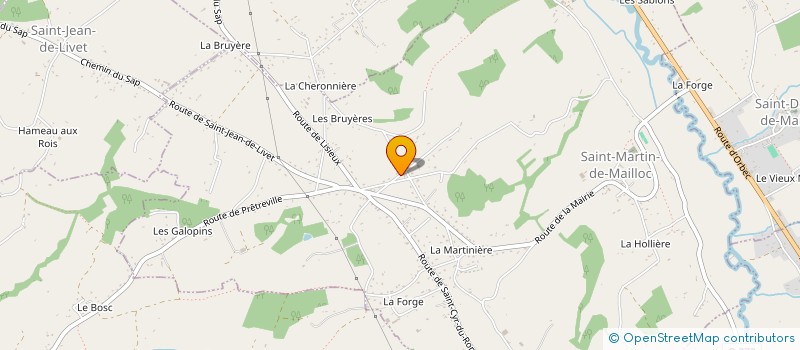 localisation de l'entreprise MADAME ANAIS CACHELOU  SAINT-MARTIN-DE-MAILLOC