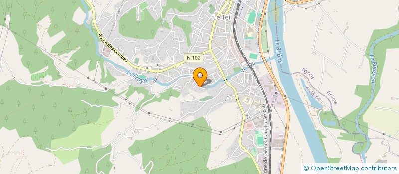 localisation de l'entreprise MADAME ANAIS CAFFAREL  LE TEIL