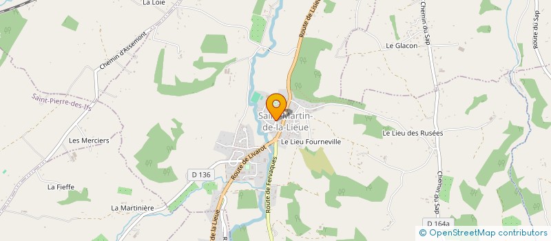 localisation de l'entreprise MADAME ANAIS CAHAIGNE  SAINT-MARTIN-DE-LA-LIEUE