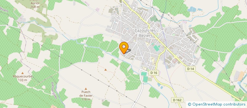 localisation de l'entreprise MADAME ANAIS CAILLAT  CAZOULS-LES-BEZIERS