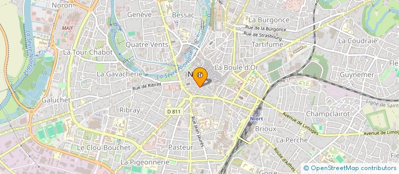 localisation de l'entreprise MADAME ANAIS-CAMILLE HUBERT  NIORT