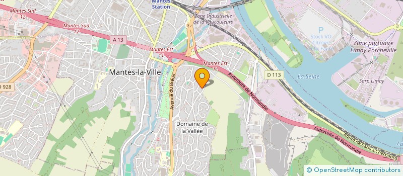 localisation de l'entreprise MADAME ANAIS CAMUS  MANTES-LA-VILLE