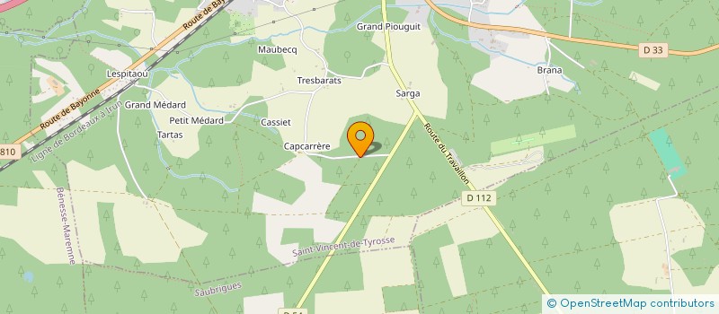 localisation de l'entreprise MADAME ANAIS CANETTI  TOSSE