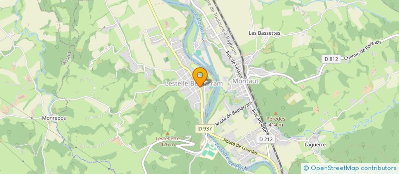 localisation de l'entreprise MADAME ANAIS CANTON à LESTELLE-BETHARRAM