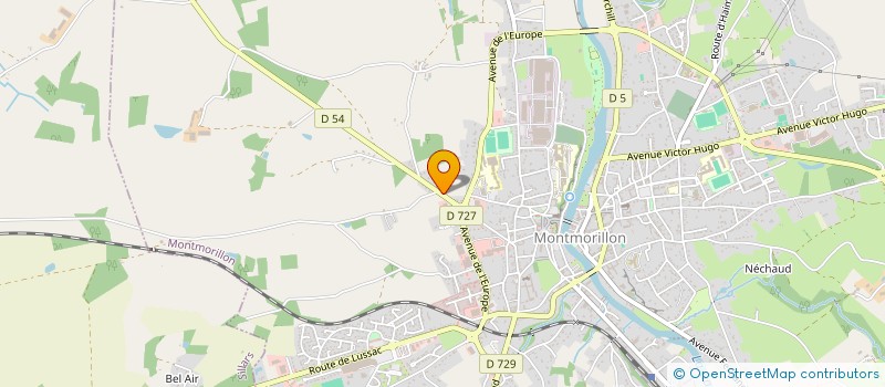 localisation de l'entreprise MADAME ANAIS CARION  MONTMORILLON