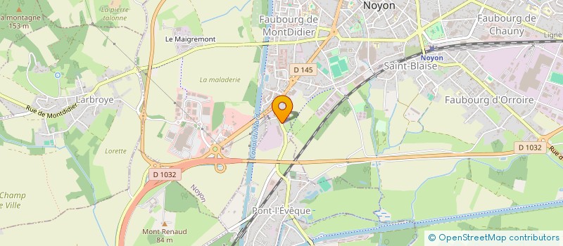 localisation de l'entreprise MADAME ANAIS CARPENTIER  PONT-L'EVEQUE